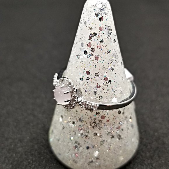 Quartz Ring Pink Size 10 Ring Bomb Party - Picture 2 of 6